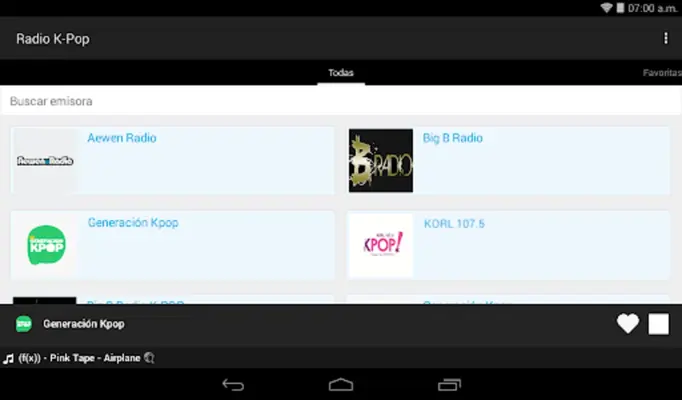 K-Pop Radio android App screenshot 1